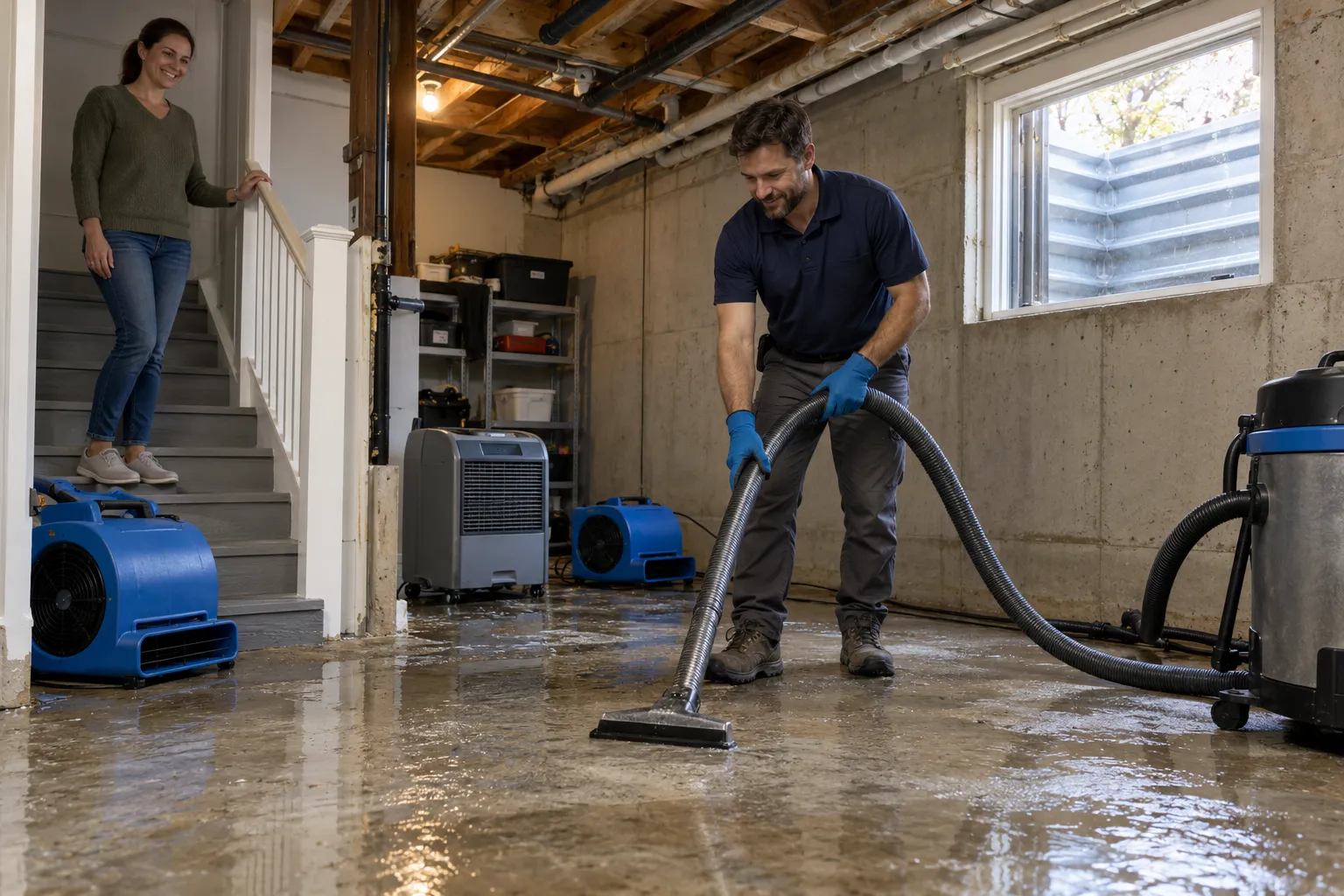 Flooded Basement Cleanup in San Jose, CA